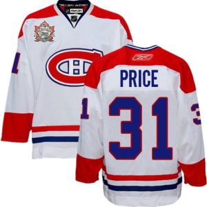 NHL-Carey-Price-Authentic-Maend-Hvid-Reebok-Montreal-Canadiens-Troeje-31-Heritage-Classic