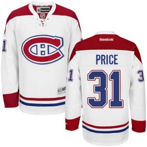 NHL-Carey-Price-Authentic-Maend-Hvid-Reebok-Montreal-Canadiens-Troeje-31-Ude