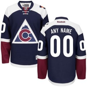 NHL-Colorado-Avalanche-Ishockey-Troeje-Customized-Reebok-Third-Blaa-Authentic