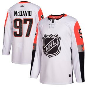 NHL-Connor-McDavid-Authentic-Maend-Hvid-Edmonton-Oilers-Troeje-97-2018-All-Star-Pacific-Division