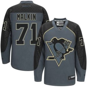 NHL-Evgeni-Malkin-Authentic-Maend-Charcoal-Reebok-Pittsburgh-Penguins-Troeje-71-Cross-Check-Fashion