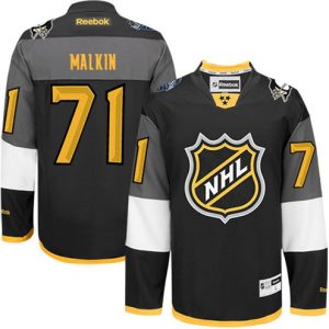 NHL-Evgeni-Malkin-Authentic-Maend-Sort-Reebok-Pittsburgh-Penguins-Troeje-71-2016-All-Star