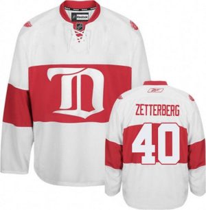 NHL-Henrik-Zetterberg-Authentic-Maend-Hvid-Reebok-Detroit-Red-Wings-Troeje-40-Third-Winter-Classic