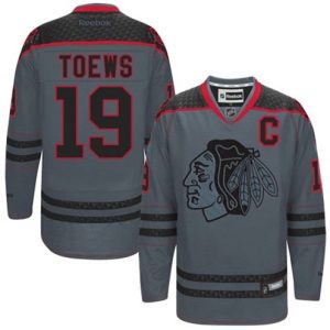 NHL-Jonathan-Toews-Authentic-Maend-Charcoal-Reebok-Chicago-Blackhawks-Troeje-19-Cross-Check-Fashion