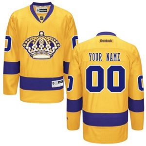 NHL-Los-Angeles-Kings-Tilpasset-Troeje-Reebok-Third-Guld-Authentic