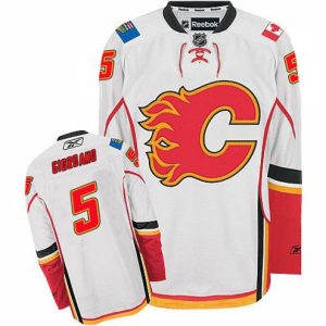 NHL-Mark-Giordano-Authentic-Maend-Hvid-Reebok-Calgary-Flames-Troeje-5-Ude