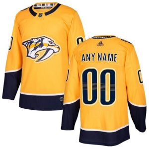 NHL-Nashville-Predators-Tilpasset-Troeje-Hjemme-Guld-Authentic