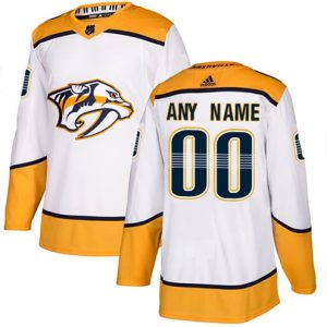 NHL-Nashville-Predators-Tilpasset-Troeje-Ude-Hvid-Authentic