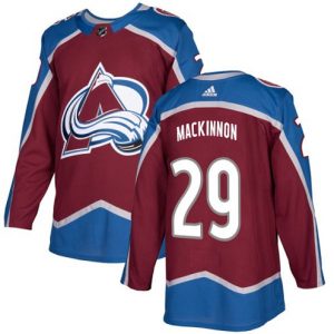 NHL-Nathan-MacKinnon-Authentic-Maend-Burgundy-Roed-Colorado-Avalanche-Troeje-29-Hjemme