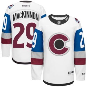 NHL-Nathan-MacKinnon-Authentic-Maend-Hvid-Reebok-Colorado-Avalanche-Troeje-29-2016-Stadium-Series