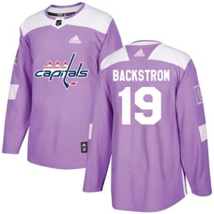 NHL-Nicklas-Backstrom-Authentic-Maend-Lilla-Washington-Capitals-Troeje-19-Fights-Cancer-Practice