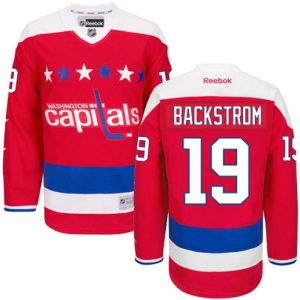 NHL-Nicklas-Backstrom-Authentic-Maend-Roed-Reebok-Washington-Capitals-Troeje-19-Third