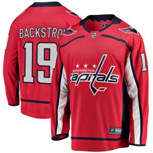 NHL-Nicklas-Backstrom-Breakaway-Maend-Roed-Fanatics-Branded-Washington-Capitals-Troeje-19-Hjemme