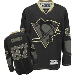 NHL-Sidney-Crosby-Authentic-Maend-Sort-Ice-Reebok-Pittsburgh-Penguins-Troeje-87