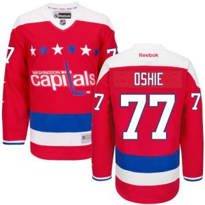 NHL-T.J.-Oshie-Authentic-Maend-Roed-Reebok-Washington-Capitals-Troeje-77-Third