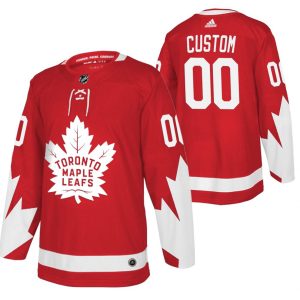 NHL-Toronto-Maple-Leafs-Tilpasset-Troeje-Alternate-Roed