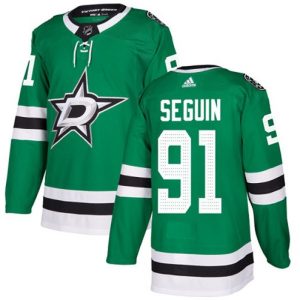 NHL-Tyler-Seguin-Authentic-Maend-Groen-Dallas-Stars-Troeje-91-Hjemme