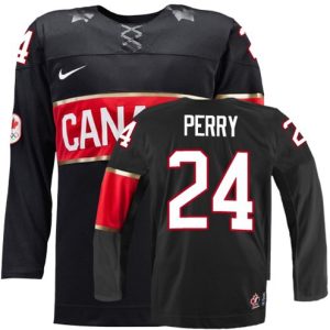 Olympic-Hockey-Corey-Perry-Authentic-Maend-Sort-Nike-Team-Canada-Troeje-24-Third-2014