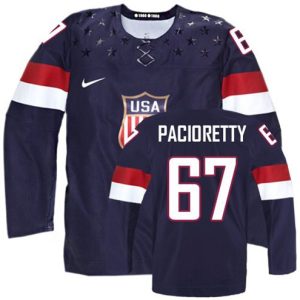 Olympic-Hockey-Max-Pacioretty-Authentic-Maend-NHL-Navy-Blaa-Nike-Team-USA-Troeje-67-Ude-2014