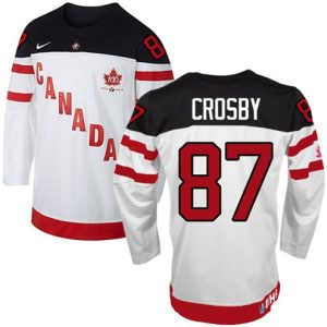 Olympic-Hockey-Sidney-Crosby-Authentic-Maend-Hvid-Nike-Team-Canada-Troeje-87-100th-Anniversary