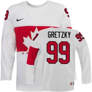 Olympic-Hockey-Wayne-Gretzky-Authentic-Maend-NHL-Hvid-Nike-Team-Canada-Troeje-99-Hjemme-2014