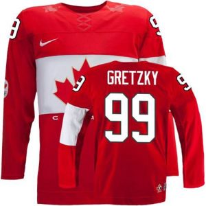 Olympic-Hockey-Wayne-Gretzky-Authentic-Maend-NHL-Roed-Nike-Team-Canada-Troeje-99-Ude-2014