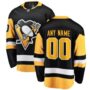 Pittsburgh-Penguins-Troeje-Fanatics-Branded-Hjemme-Breakaway-Sort-Tilpasset