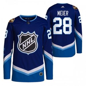 San-Jose-Sharks-Troeje-Timo-Meier-28-2022-NHL-All-Star-Blaa-Authentic-Maend