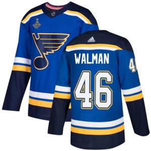St.-Louis-Blues-Troeje-46-Jake-Walman-Blaa-Hjemme-2019-Stanley-Cup