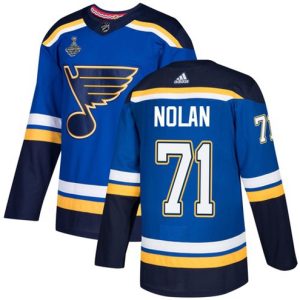 St.-Louis-Blues-Troeje-71-Jordan-Nolan-Blaa-Hjemme-2019-Stanley-Cup