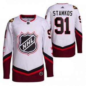 Tampa-Bay-Lightning-Troeje-Steven-Stamkos-91-2022-NHL-All-Star-Hvid-Authentic-Maend