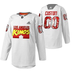 Tilpasset-Los-Angeles-Kings-Troeje-Marvel-Super-Hero-Night-00-Hvid-2022-Special-Warmup