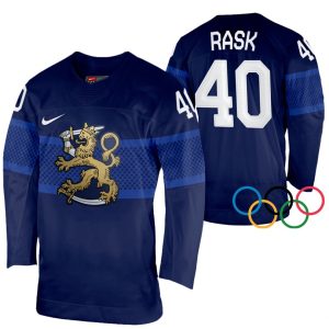 Tuukka-Rask-Finland-Hockey-2022-Winter-Olympics-Navy-Ude