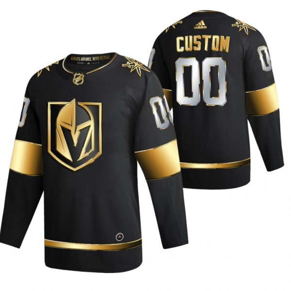 Vegas-Golden-Knights-Tilpasset-Troeje-Sort-2021-Golden-Edition-Limited-Authentic