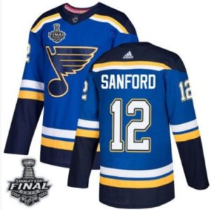 Zach-Sanford-Maend-Blues-Royal-Hjemme-Blaa-2019-Stanley-Cup-Final-Stitched
