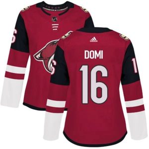 kvinder-NHL-Arizona-Coyotes-Ishockey-Troeje-Max-Domi-16-Maroon-Authentic