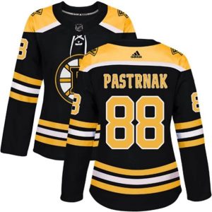 kvinder-NHL-Boston-Bruins-Ishockey-Troeje-David-Pastrnak-88-Sort-Authentic