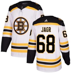 kvinder-NHL-Boston-Bruins-Ishockey-Troeje-Jaromir-Jagr-68-Hvid-Authentic