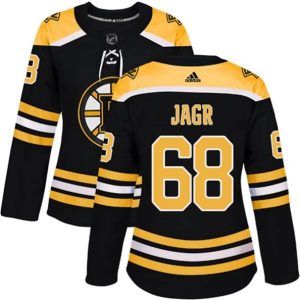 kvinder-NHL-Boston-Bruins-Ishockey-Troeje-Jaromir-Jagr-68-Sort-Authentic