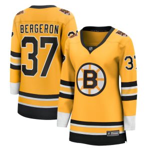 kvinder-NHL-Boston-Bruins-Ishockey-Troeje-Patrice-Bergeron-Fanatics-Branded-Guld-202021-Special-Edition-Breakaway-Player