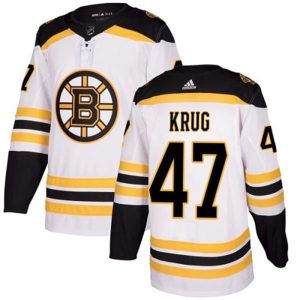 kvinder-NHL-Boston-Bruins-Ishockey-Troeje-Torey-Krug-47-Hvid-Authentic