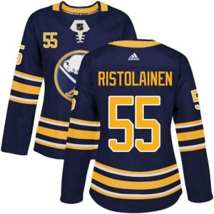 kvinder-NHL-Buffalo-Sabres-Ishockey-Troeje-Rasmus-Ristolainen-55-Navy-Authentic