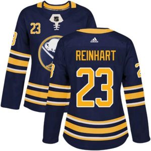 kvinder-NHL-Buffalo-Sabres-Ishockey-Troeje-Sam-Reinhart-23-Navy-Authentic