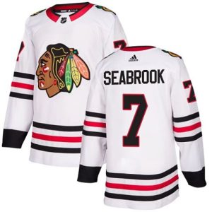 kvinder-NHL-Chicago-Blackhawks-Ishockey-Troeje-Brent-Seabrook-7-Hvid-Authentic