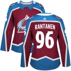 kvinder-NHL-Colorado-Avalanche-Ishockey-Troeje-Mikko-Rantanen-96-Burgundy-Roed-Authentic