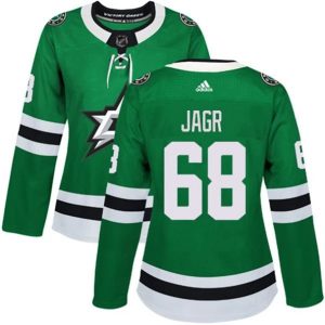 kvinder-NHL-Dallas-Stars-Ishockey-Troeje-Jaromir-Jagr-68-Kelly-Groen-Authentic