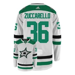 kvinder-NHL-Dallas-Stars-Ishockey-Troeje-Mats-Zuccarello-36-Hvid-Authentic