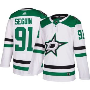 kvinder-NHL-Dallas-Stars-Ishockey-Troeje-Tyler-Seguin-91-Hvid-Authentic