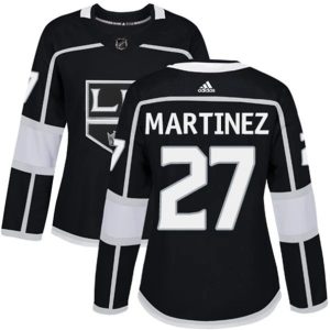 kvinder-NHL-Los-Angeles-Kings-Ishockey-Troeje-Alec-Martinez-27-Sort-Authentic