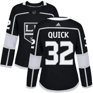 kvinder-NHL-Los-Angeles-Kings-Ishockey-Troeje-Jonathan-Quick-32-Sort-Authentic